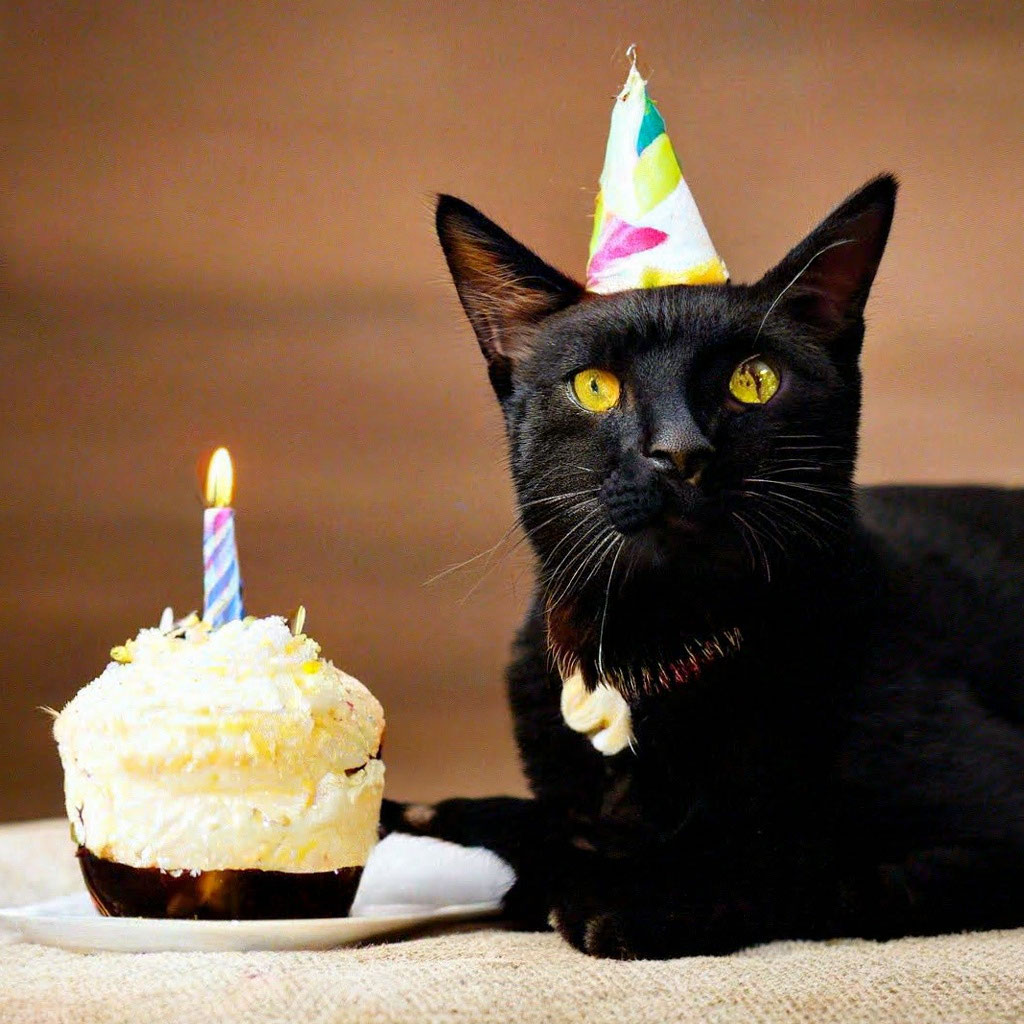 “A Purr-fectly Indifferent Birthday Celebration”